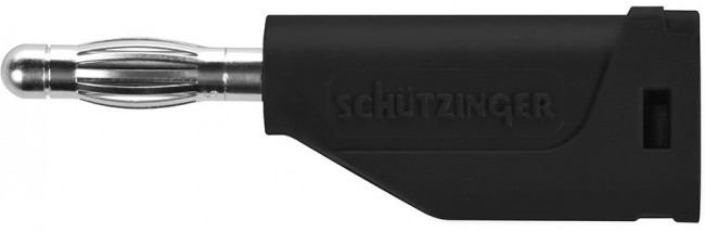 FK 15 L NI / 1 / SW, Вилка, "банан" 4мм, 16А, 33ВAC, 70ВDC, черный, Длина: 49,6мм