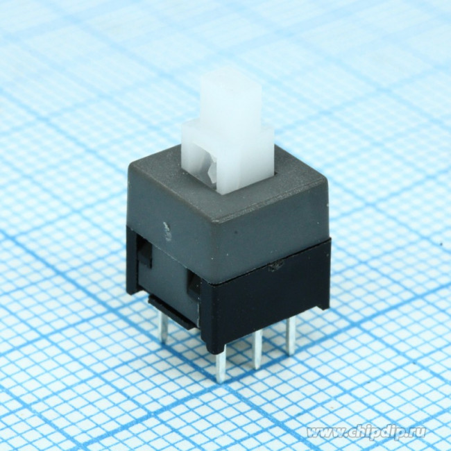 MPS-850-G, кнопка с фиксацией 8.5мм 30В 0.3А (PS850L)