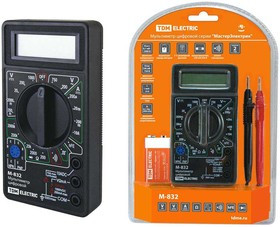 Мультиметр цифровой серия "МастерЭлектрик" М-832 TDM