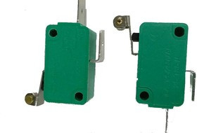 MSW-03A-10-12S, Микропереключатель OFF-(ON) с роликом 12мм (16A 125/250VAC)