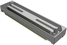 ASP-65067-01-K-TR, ASP Series Right Angle Surface Mount PCB Socket, 100-Contact, 2-Row, 0.5mm Pitch, Solder Termination
