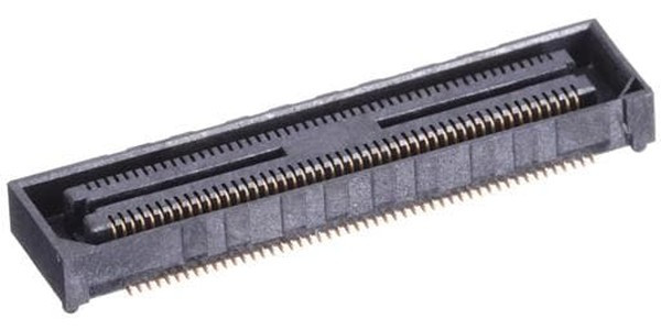 ASP-65067-01-K-TR, ASP Series Right Angle Surface Mount PCB Socket, 100-Contact, 2-Row, 0.5mm Pitch, Solder Termination