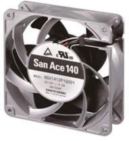 9GV1412P1G001, 9GV Series Axial Fan, 12 V dc, DC Operation, 55.2W, 4.6A Max, 140 x 140 x 38mm 9GV1412P1G001, 9GV Series Axial Fan, 12 V dc, DC Operation, 55.2W, 4.6A Max, 140 x 140 x 38mm