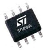 STM6905TZEDS6F, Supervisory Circuits QUIN ULT LO VLT SPVR PUSH BUTTON RESET