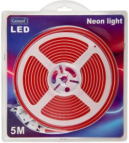 General Лента Светодиодная Гибкий Неон 5 метров 9,6Вт 12В SMD2835 6мм 600 диодов IP67 Красный 512211 GLS-2835-120-9. 6-12-NL-IP67-R General Лента Светодиодная Гибкий Неон 5 метров 9,6Вт 12В SMD2835 6мм 600 диодов IP67 Красный 512211 GLS-2835-120-9. 6-12-NL-IP67-R