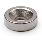 Неодимовый магнит диск 10х3 мм с зенковкой 3/7 мм, N35UH