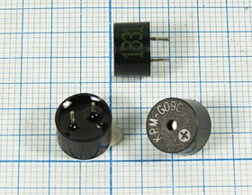 Излучатель звука магнитоэлектрический без генератора 5В/40 Ом, 9x6мм; зм 9x 6\ 5\40\2,731\2P4\ KPMG0