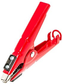 BU-116K-2, Test Clips Industrial grade Kelvinized battery clip 100 amp Red