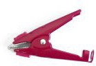 BU-116K-2, Test Clips Industrial grade Kelvinized battery clip 100 amp Red