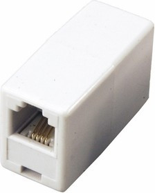 03-0022, Проходной телефонный адаптер RJ-14(6P4C) (гнездо-гнездо)