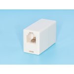 03-0022, Проходной телефонный адаптер RJ-14(6P4C) (гнездо-гнездо)