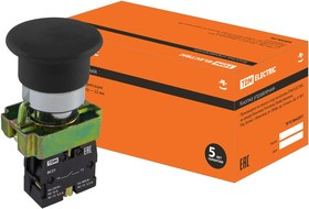 SQ0704-0042, BС21, кнопка "Грибок" без подсветки черная 1з