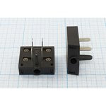 Разъем телефонный вилка, контакты 4C-4T, вилка кабельная, черный, ВТ-4