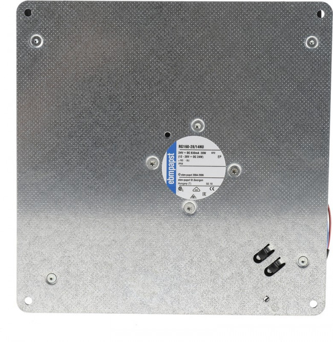 RG160-28/14NU, RG 160 N Series Centrifugal Fan, 24 V dc, 209m³/h, DC Operation, 220 x 220 x 56mm RG160-28/14NU, RG 160 N Series Centrifugal Fan, 24 V dc, 209m³/h, DC Operation, 220 x 220 x 56mm