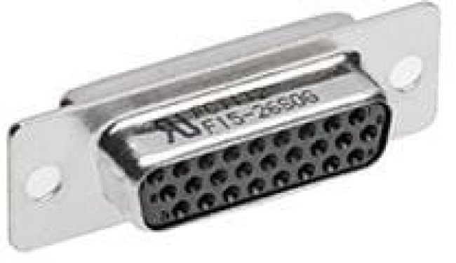 173113-0151, D-Sub High Density Connectors FCT HD MACHCONT SKT SLDRPOT 26P 0.8um Au