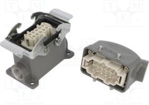 MX-93603-0046, Разъем: HDC, "папа" + "мама", S-E, PIN: 6, 6+PE, размер 6В, угловой