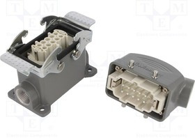 MX-93603-0046, Разъем: HDC, "папа" + "мама", S-E, PIN: 6, 6+PE, размер 6В, угловой
