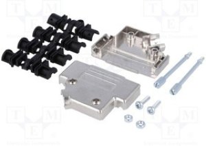 MHD45PK25-K, Корпус D Sub, MH - MHD45PK Series, DB, 45°, Корпус из Металлизированного Термопласта MHD45PK25-K, Корпус D Sub, MH - MHD45PK Series, DB, 45°, Корпус из Металлизированного Термопласта