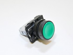 КМЕ4110м (зел.), Выключатель кнопочный зеленый без фиксации OFF-(ON) 10A/660VAC