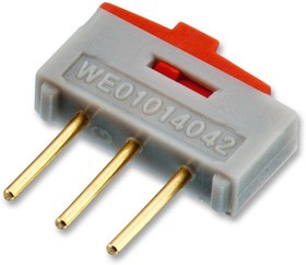 450301014042, Slide Switches Mini Slide Switch 2.54mm THT Bulk