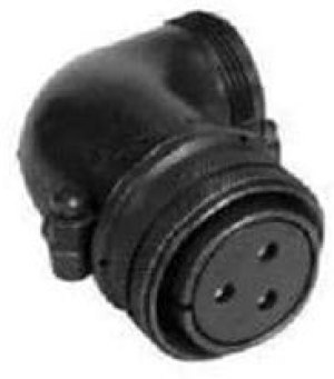 97-3108B-20 (621), Circular MIL Spec Backshells Sz 20 R/A Plug Shell Black Zinc 97-3108B-20 (621), Circular MIL Spec Backshells Sz 20 R/A Plug Shell Black Zinc