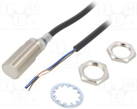 E2E-X8B1T18-5M, Датчик: индуктивный; OUT: PNP / NO; 0-8мм; 10-30ВDC; М18; IP67