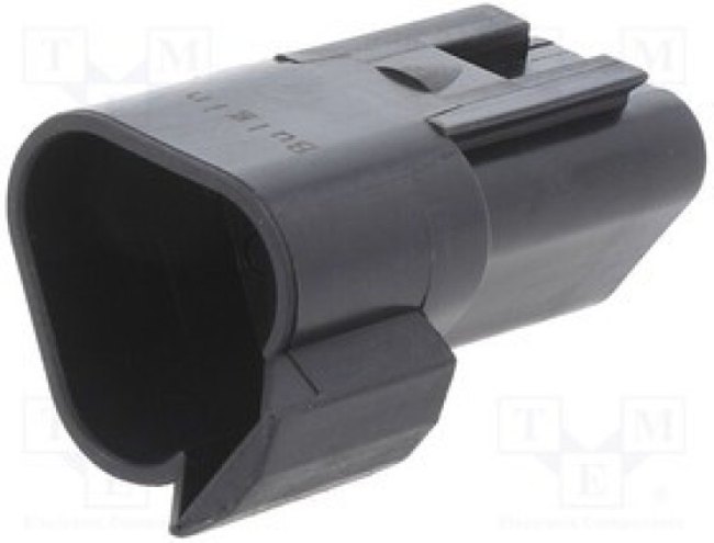 PX0101P03BK, Разъем: провод-провод, PX0, вилка, "папа", PIN: 3, IP68, на провод