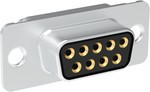 L77DE09SST1, D-Sub Standard Density Connector, Input Output Connectors, , Machined Signal 7.5A, Straight Screw Terminals, Bright Tin Shell,