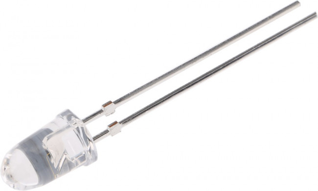 TLCR5800, Standard LEDs - Through Hole Red Clear Non-Diff