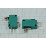 Переключатель концевой 29x10 x16м, 220В, 16А, ON-(ON), планка 13мм с роликом, KW3A-16Z4A; №1734 N ПК