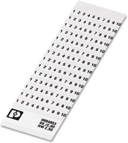 0804853:0001, Terminal Block Tools &amp; Accessories SK 254/28 FORTL.ZAHLEN 1-10