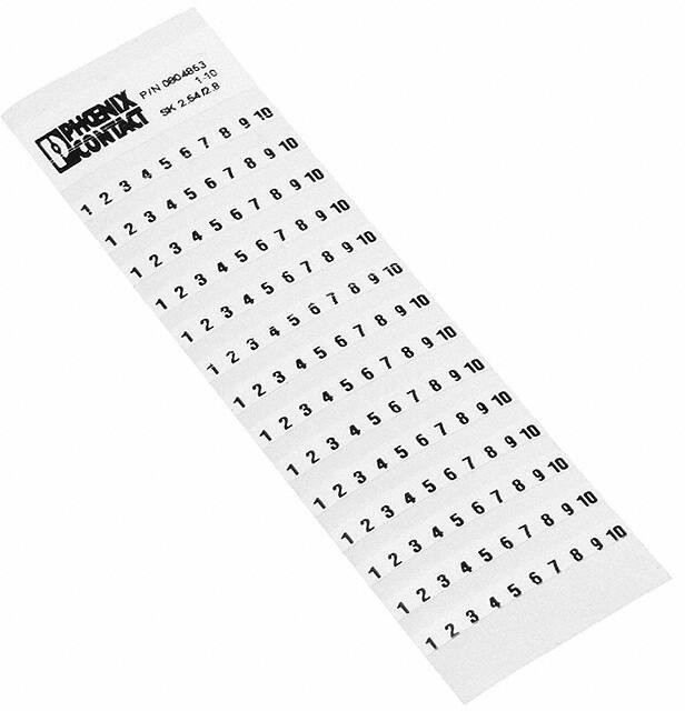 0804853:0001, Terminal Block Tools & Accessories SK 254/28 FORTL.ZAHLEN 1-10 0804853:0001, Terminal Block Tools & Accessories SK 254/28 FORTL.ZAHLEN 1-10