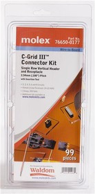 76650-0178, Headers &amp; Wire Housings CGRID3 WTB 2ROW KIT