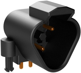 ATF13-3P-BM01, Автомобильный разъем, Board Lock AT Series, Right Angle Receptacle, 3 контакт(-ов)
