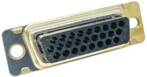 M24308/2-12Z, D-Sub MIL Spec Connectors 26 POS RECPT, CRIMP HIGH DENSITY