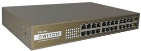 Коммутатор гигабитный 24-х портовый, 24 RJ45 + 2 SFP, CO-SW24GFv2, ComOnyx