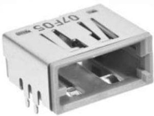 GT17H-4S-2C(B), Automotive Connectors PBT INSULATOR GREEN