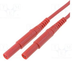 MSFKA34111-RT, Измерительный провод, 16А, в корпусе, Дл: 1м, красный MSFKA34111-RT, Измерительный провод, 16А, в корпусе, Дл: 1м, красный