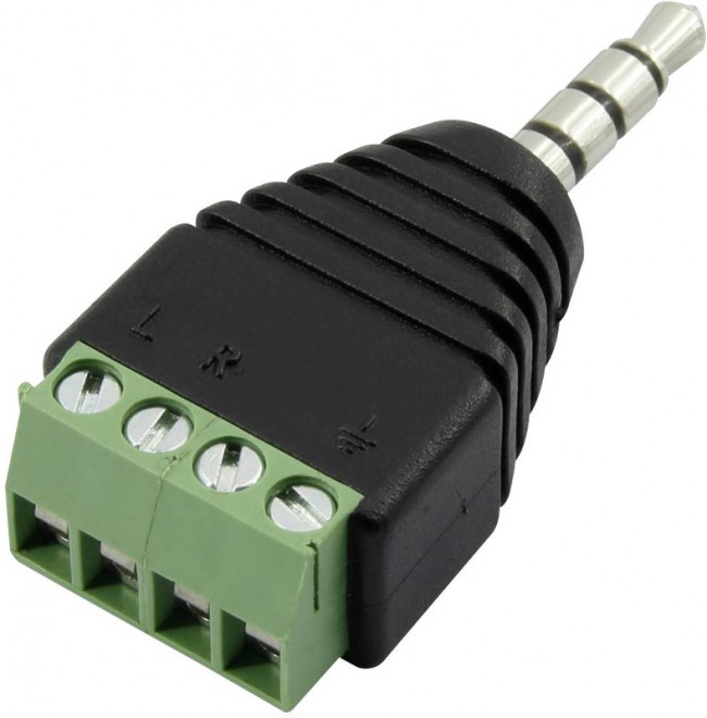 CLB-JL-8130, Телефонный аудио разъем, 4 контакт(-ов), Штекер, 3.5 мм, Монтаж на Кабель CLB-JL-8130, Телефонный аудио разъем, 4 контакт(-ов), Штекер, 3.5 мм, Монтаж на Кабель