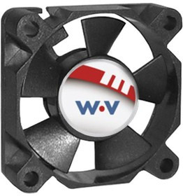 DC0351012W2B-2T0, AXIAL FAN, 35MM, 12VDC, 6.3CFM, 28DBA