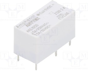 AKE105D00G, Relay: electromagnetic; SPDT; Ucoil: 5VDC; 5A; 5A/250VAC; 5A/30VDC AKE105D00G, Relay: electromagnetic; SPDT; Ucoil: 5VDC; 5A; 5A/250VAC; 5A/30VDC