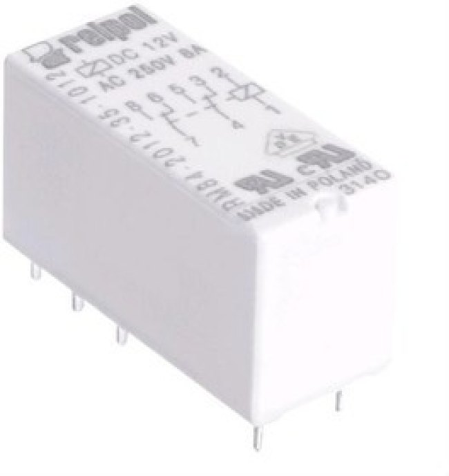 RM84-2012-35-1012, Реле питания, DPDT-2NC / 2NO, 12 В, 8 А, RM84, Гнездо, DC RM84-2012-35-1012, Реле питания, DPDT-2NC / 2NO, 12 В, 8 А, RM84, Гнездо, DC