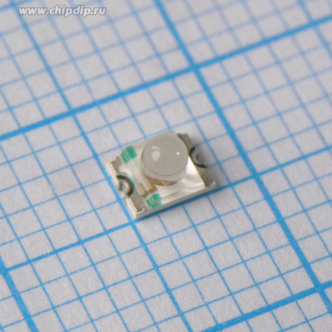 KPD-3224QBC-D, Светодиод smd 3,2х2,4мм/синий/465нм/ 500-900мкд/прозрачный/20°