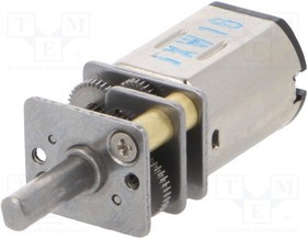 POLOLU-4793, Двигатель: DC, с редуктором, Medium Power, 6ВDC, 670мА, 57об./мин.
