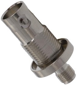 242181, РЧ/Коаксиальный адаптер, SMA, Гнездо, BNC, Гнездо, Прямой Переходник с Гайкой, 50 Ом