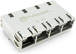 E5908-5VC145-L, Modular Connectors / Ethernet Connectors CONN RJ45 2X4 8P8C 50u Au THT
