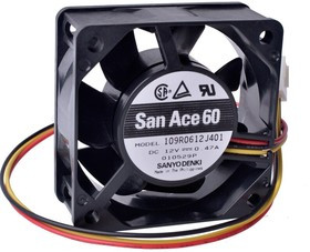 Вентилятор SanAce 60 109R0612J401 12v 0.47A 3pin 60x25