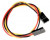 3 pin dual-female jumper wire - 250mm, 3-х проводной соединительный провод (F-F)