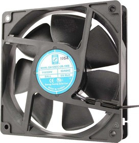 OA125EC-UR-1WB, AXIAL FAN, 120MM X 25MM, 2.8W, 220VAC
