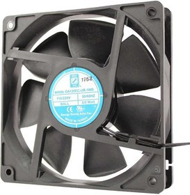 OA125EC-UR-1WB, AXIAL FAN, 120MM X 25MM, 2.8W, 220VAC OA125EC-UR-1WB, AXIAL FAN, 120MM X 25MM, 2.8W, 220VAC